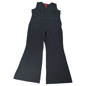 Spanx Wom 2XL TALL Plus Size Black Pants Sleeveless Jumpsuit NWT Sexy Date Night